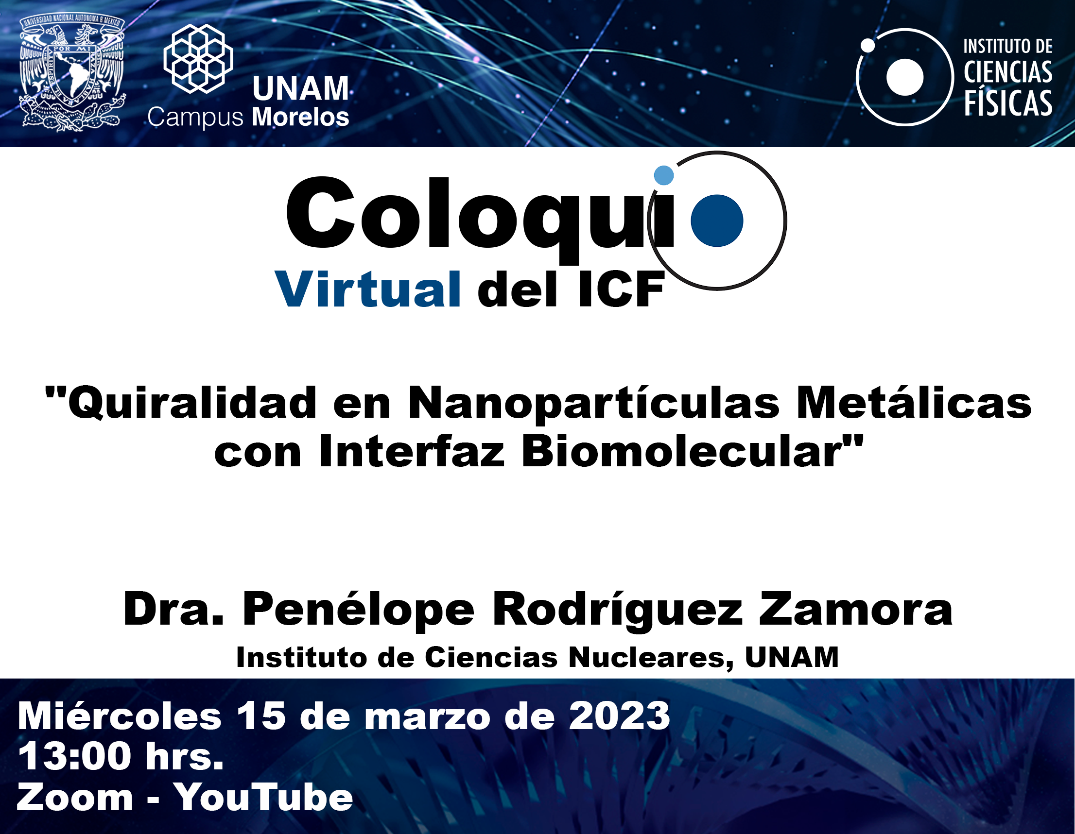  "Quiralidad en Nanopartículas Metálicas  con Interfaz Biomolecular"