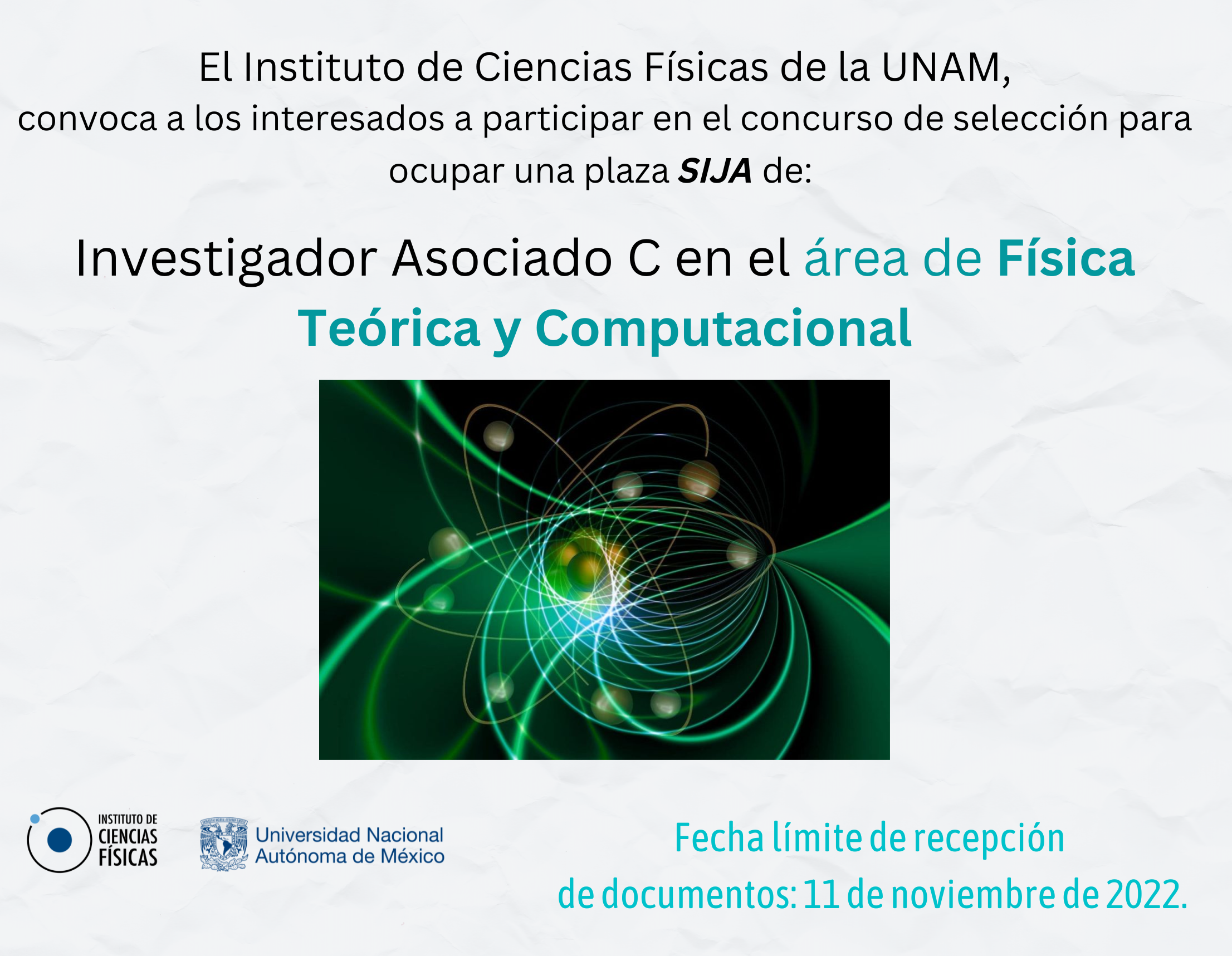 Investigador Asociado C  Área: Física Teórica y Computacional