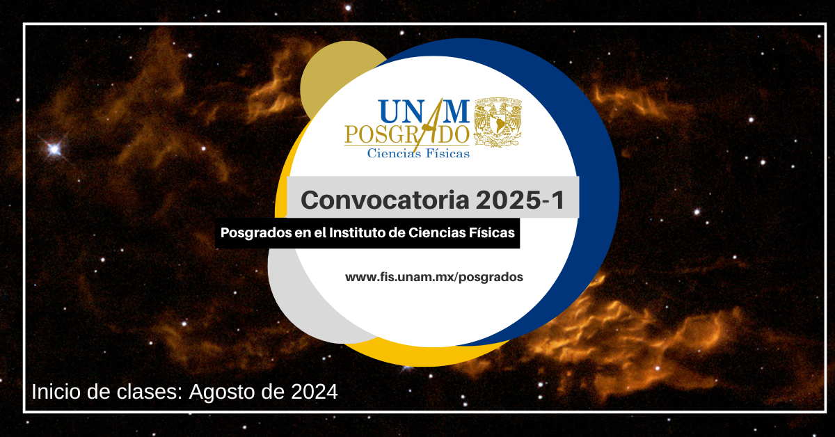 Convocatoria Posgrados UNAM, semestre 2025-1 (Agosto 2024)