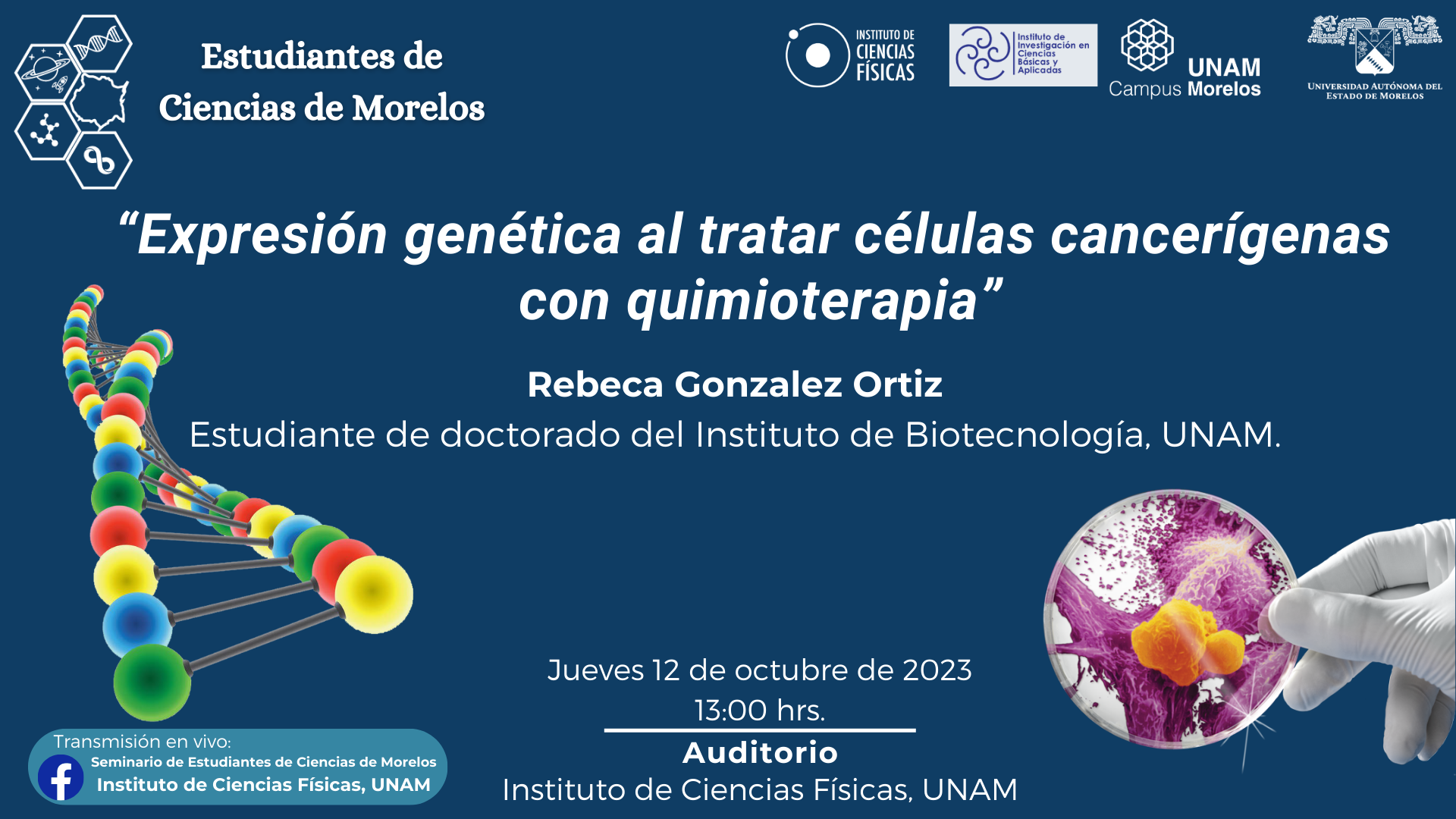 "Expresión genética al tratar células cancerígenas con quimioterapia"